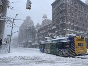 Manhattan’da Lexington Avenue üzerinde MTA otobüsü (temsili).
