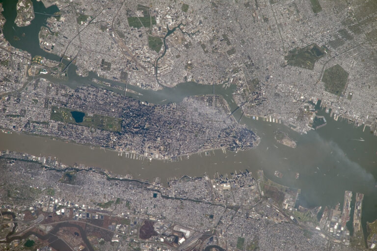 Uluslararası Uzay İstasyonu’ndan New York City görüntüsü (temsili).