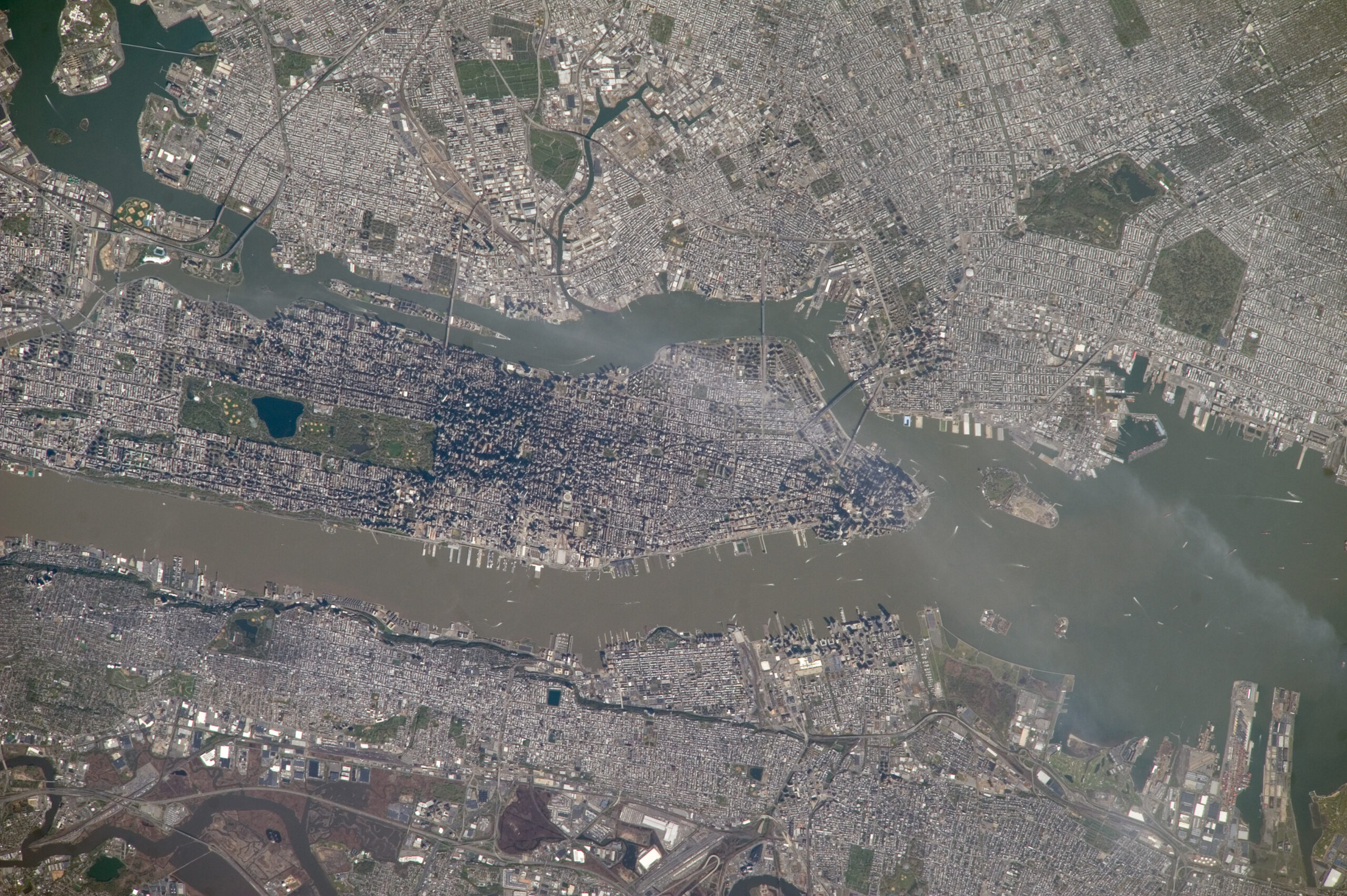 Uluslararası Uzay İstasyonu’ndan New York City görüntüsü (temsili).