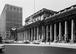 New York’taki tarihi Pennsylvania Station dış cephesi (temsili/arsiv).