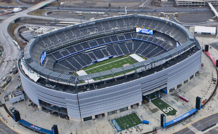 MetLife Stadium’un havadan görünümü (temsili).