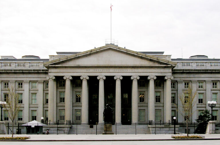 Washington DC'deki ABD Hazine Bakanlığı binası (temsili).