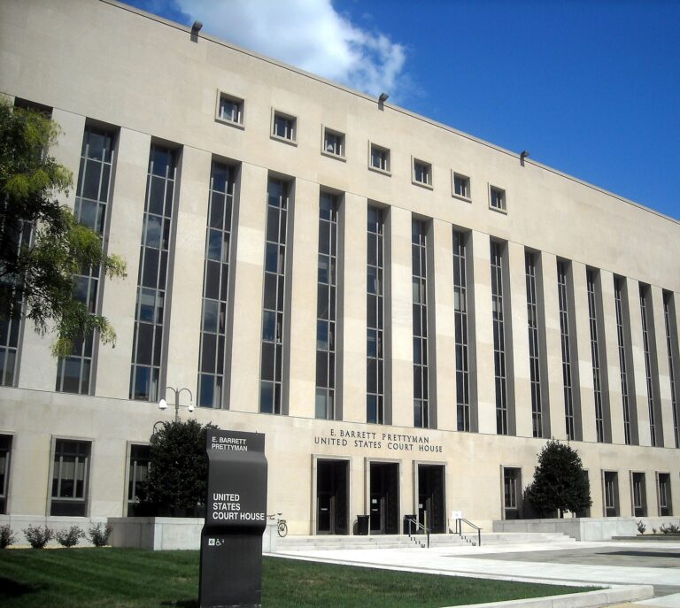 Washington, D.C.’de federal adliye binası (temsili).