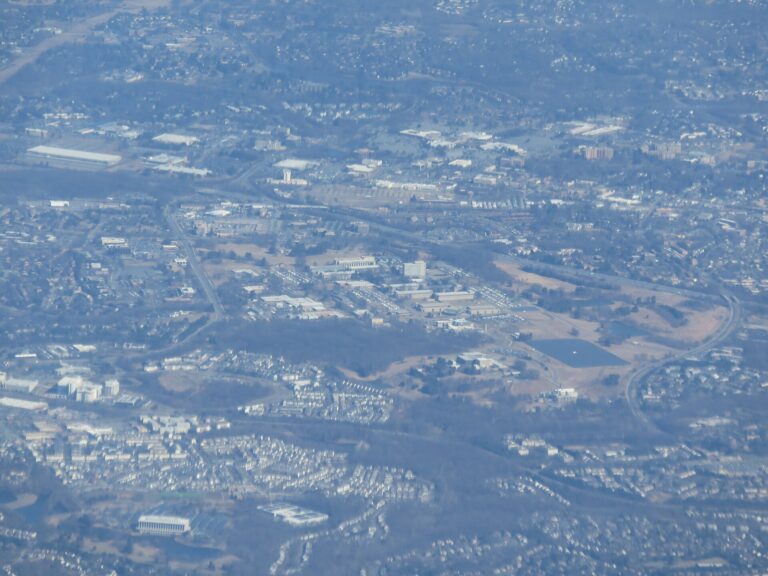 Maryland, Gaithersburg’de NIST kampüsünün havadan görünümü (temsili).