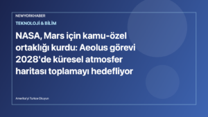 Temsili editoryal görsel: Mars küresi, uzay aracı ve bilim sensörleri.
