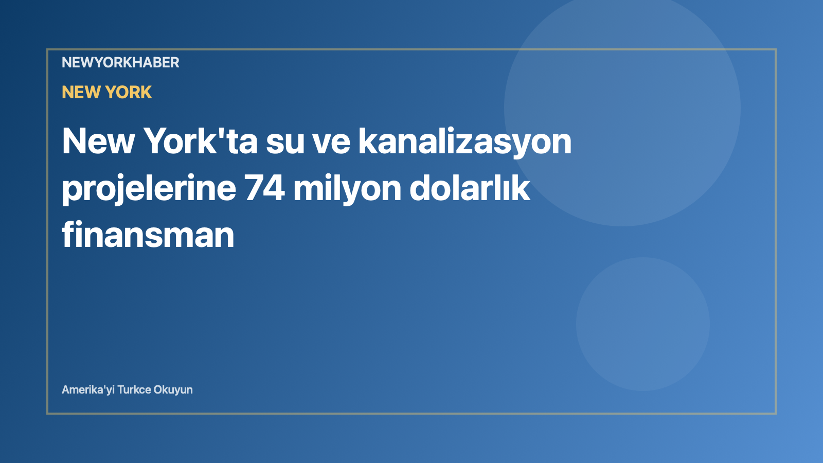 Temsili editoryal görsel: su altyapısı boruları ve New York silüeti.