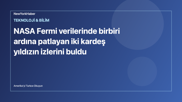 Temsili editoryal görsel: ikili yıldız sisteminden kalan iki süpernova kalıntısı.