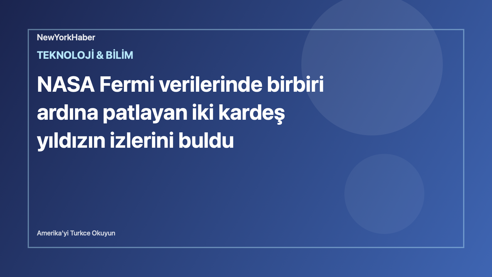 Temsili editoryal görsel: ikili yıldız sisteminden kalan iki süpernova kalıntısı.