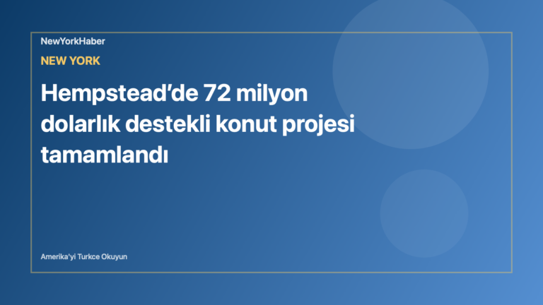 Hempstead’de 72 milyon dolarlık destekli konut projesi tamamlandı için temsili NewYorkHaber editoryal görseli