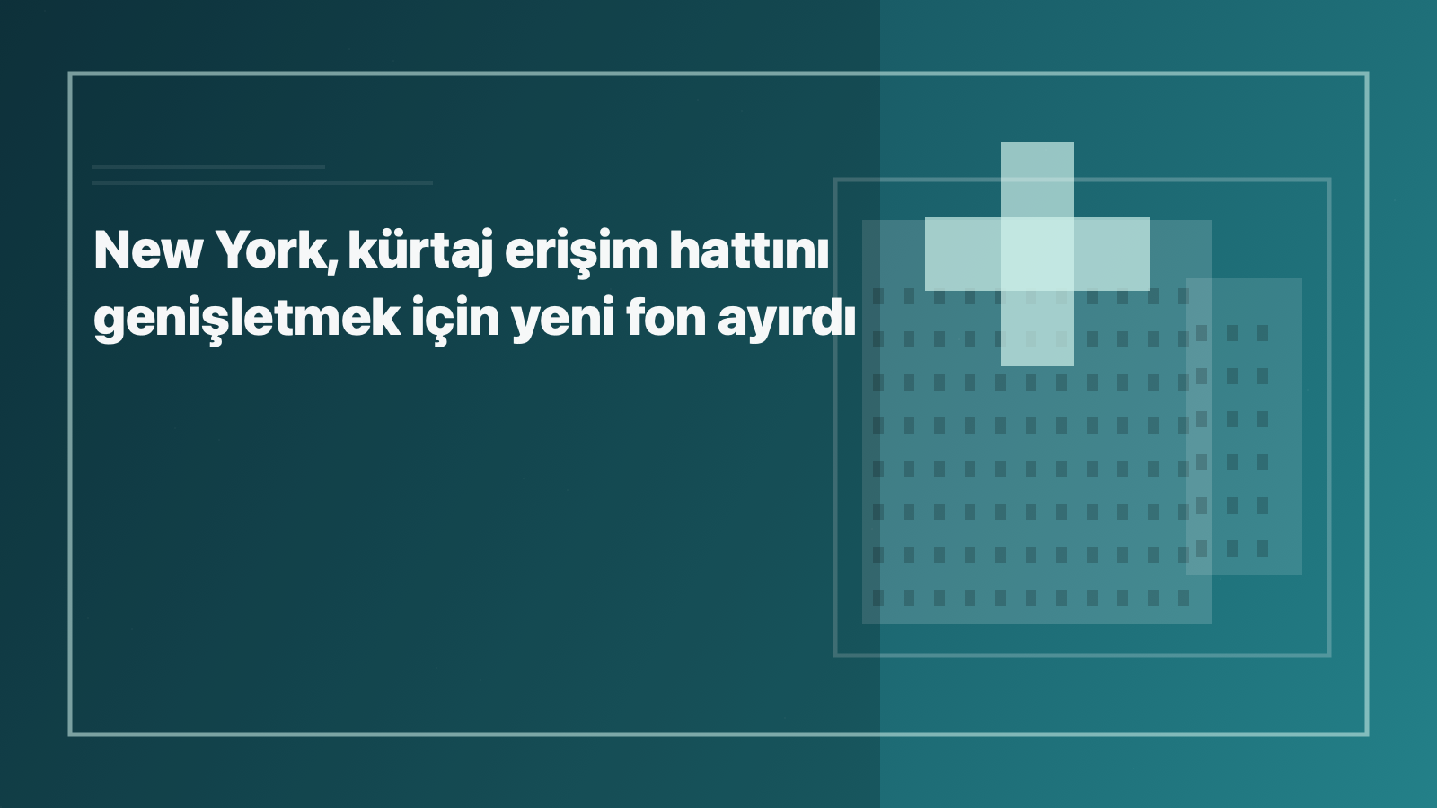 Temsili editoryal görsel: New York, kürtaj erişim hattını genişletmek için yeni fon ayırdı