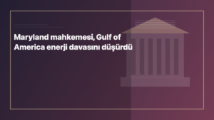 Temsili editoryal görsel: Maryland mahkemesi, Gulf of America enerji davasını düşürdü