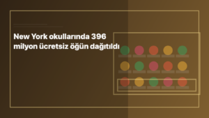 Temsili editoryal görsel: New York okullarında 396 milyon ücretsiz öğün dağıtıldı