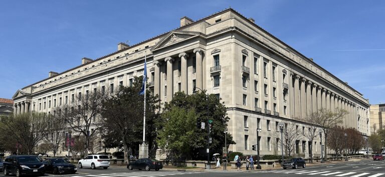 Washington’daki Adalet Bakanlığı merkez binası.