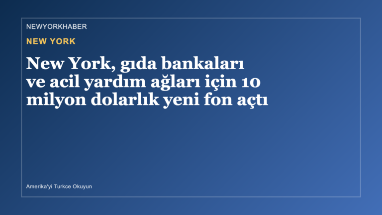 Gıda bankaları haberi için NewYorkHaber tarafından üretilen özgün kapak görseli.