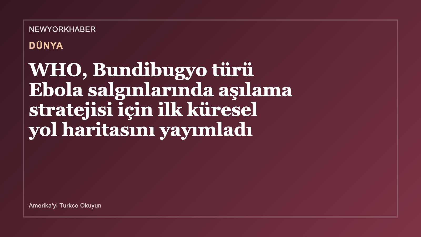 Dünya haberi için NewYorkHaber tarafından üretilen özgün kapak görseli.