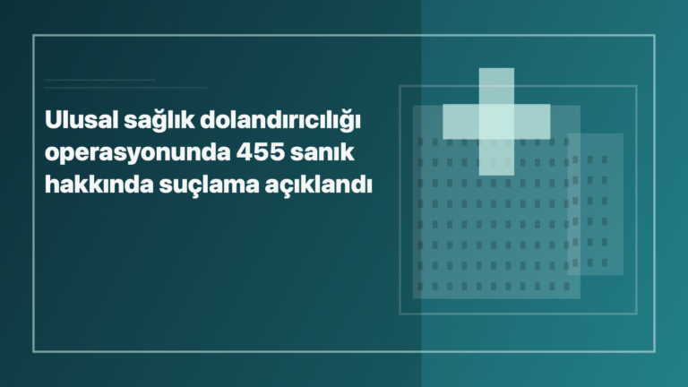 Ulusal sağlık dolandırıcılığı operasyonunda 455 sanık hakkında suçlama açıklandı için kategoriye uygun NewYorkHaber manşet görseli